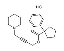 4-piperidin-1-ylbut-2-ynyl 1-phenylcyclopentane-1-carboxylate,hydrochloride