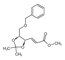 81028-16-2 methyl (E)-3-((4R,5S)-5-((benzyloxy)methyl)-2,2-dimethyl-1,3-dioxolan-4-yl)acrylate