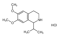 1-ISOPROPYL-6,7-DIMETHOXY-1,2,3,4-TETRAHYDROISOQUINOLINE HYDROCHLORIDE 214046-76-1