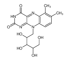 6,7-dimethyl-10-(2,3,4,5-tetrahydroxypentyl)benzo[g]pteridine-2,4-dione