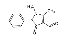 1,5-dimethyl-3-oxo-2-phenylpyrazole-4-carbaldehyde 950-81-2