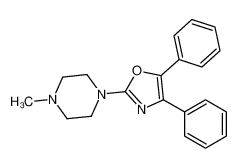 2-(4-methylpiperazin-1-yl)-4,5-diphenyl-1,3-oxazole 20503-88-2