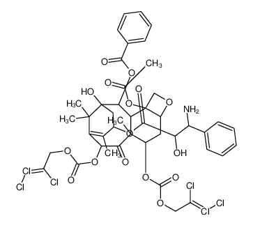 114915-16-1 structure, C44H47Cl6NO16