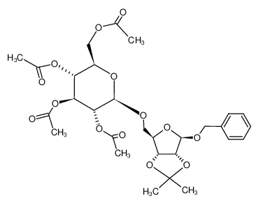 78416-55-4 Benzyl-2,3-O-isopropyliden-5-O-(2,3,4,6-tetra-O-acetyl-β-D-glucopyranosyl)-β-D-ribofuranosid