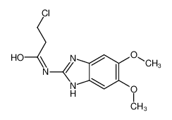 89722-56-5 3-chloro-N-(5,6-dimethoxy-1H-benzimidazol-2-yl)propanamide