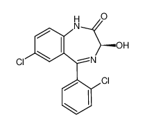 (3R)-7-chloro-5-(2-chlorophenyl)-3-hydroxy-1,3-dihydro-1,4-benzodiazepin-2-one 91402-80-1