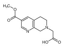 2-(3-methoxycarbonyl-6,8-dihydro-5H-1,7-naphthyridin-7-yl)acetic acid 1092352-60-7