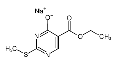 sodium,5-ethoxycarbonyl-2-methylsulfanylpyrimidin-4-olate 102061-91-6