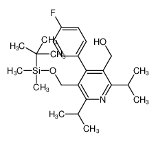 124863-82-7 structure, C25H38FNO2Si