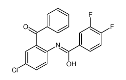 N-(2-苯甲酰基-4-氯苯基)-3,4-二氟苯甲酰胺