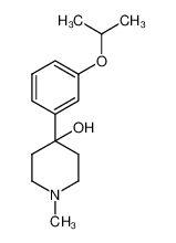 1-methyl-4-(3-(propan-2-yloxy)phenyl)piperidin-4-ol 1198285-34-5