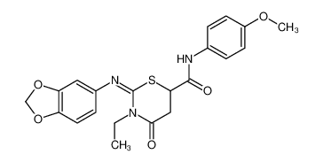 1016738-02-5 structure, C21H21N3O5S