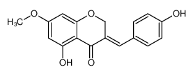 3-(4-羟基苯亚甲基)-5-羟基-7-甲氧基色满-4-酮