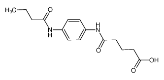 5-[4-(Butyrylamino)anilino]-5-oxopentanoic acid 940477-91-8