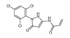 N-[5-oxo-1-(2,4,6-trichlorophenyl)-4H-pyrazol-3-yl]prop-2-enamide 52472-98-7