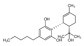 2-[(1R,6S)-6-(2-Hydroxy-2-propanyl)-3-methyl-2-cyclohexen-1-yl]-5 -pentyl-1,3-benzenediol 139561-95-8