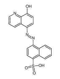 4-[(2E)-2-(8-oxoquinolin-5-ylidene)hydrazinyl]naphthalene-1-sulfonic acid 26644-96-2