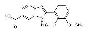 2-(2,3-dimethoxyphenyl)-3H-benzimidazole-5-carboxylic acid 1018571-12-4