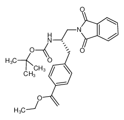 1208246-04-1 tert-butyl (S)-(1-(1,3-dioxoisoindolin-2-yl)-3-(4-(1-ethoxyvinyl)phenyl)propan-2-yl)carbamate