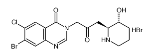 64924-67-0 structure, C16H18Br2ClN3O3