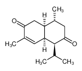 (1S,4R,4aS,8aR)-1-Isopropyl-4,7-dimethyl-1,3,4,4a,5,8a-hexahydro- 2,6-naphthalenedione 105181-06-4