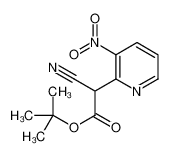 tert-Butyl 2-cyano-2-(3-nitropyridin-2-yl)acetate