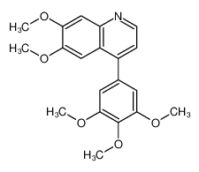 7473-34-9 spectrum, 6,7-dimethoxy-4-(3,4,5-trimethoxyphenyl)quinoline