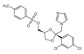 顺式-[2-(2,4-二氯苯基)-2-(1H-咪唑-1-基甲基)-1,3-二氧戊环-4-基]甲醇对甲苯磺酸酯