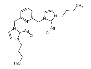 528814-87-1 structure, C21H31Ag2Cl2N5