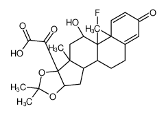 53962-41-7 structure, C24H29FO7