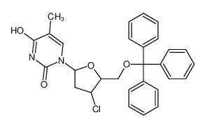 3’-氯-3'-脱氧-5’-O-三苯甲基胸苷