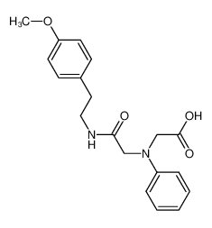 [(2-{[2-(4-Methoxyphenyl)ethyl]amino}-2-oxoethyl)-(phenyl)amino]acetic acid