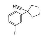 1-(3-fluorophenyl)cyclopentane-1-carbonitrile 214262-90-5