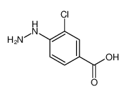 3-chloro-4-hydrazinylbenzoic acid 60481-45-0