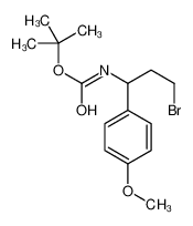 1-(Boc-氨基)-3-溴-1-(4-甲氧基苯基)丙烷