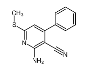 71493-81-7 2-amino-6-methylsulfanyl-4-phenylpyridine-3-carbonitrile