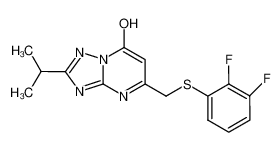 1029520-87-3 structure, C15H14F2N4OS