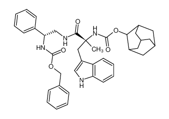 130406-63-2 spectrum, tricyclo[3.3.1.13,7]dec-2-yl [R-(R*,R*)]-3-(1H-indol-3-ylmethyl)-3-methyl-4,9-dioxo-7,11-diphenyl-10-oxa-2,5,8-triazaundecanoate