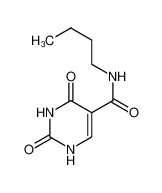 N-butyl-2,4-dioxo-1,2,3,4-tetrahydropyrimidine-5-carboxamide 883-53-4