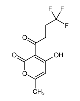 4-hydroxy-6-methyl-3-(4,4,4-trifluorobutanoyl)pyran-2-one 478185-78-3