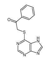 1-phenyl-2-(7H-purin-6-ylsulfanyl)ethanone