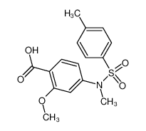 476615-13-1 structure, C16H17NO5S