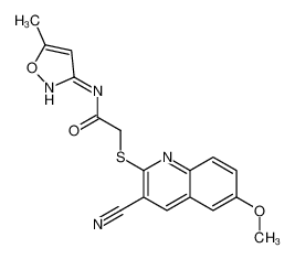 603074-73-3 structure, C17H14N4O3S