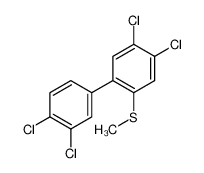 195209-19-9 structure, C13H8Cl4S