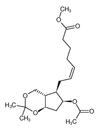 193476-24-3 methyl (5Z)-7-{(1R,6S,7R,8R)-8-acetoxy-3,3-dimethyl-2,4-dioxabicyclo[3.3.0]-nonan-7-yl}-5-heptenoate