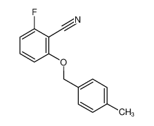 2-fluoro-6-[(4-methylphenyl)methoxy]benzonitrile 175204-09-8