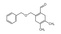 94823-92-4 4,5-Dimethyl-2-benzyloxymethyl-cyclohexa-1,4-dien-1-carbaldehyd