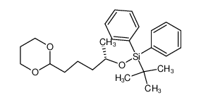 191283-01-9 (S)-((5-(1,3-dioxan-2-yl)pentan-2-yl)oxy)(tert-butyl)diphenylsilane