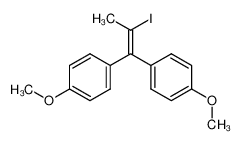 81360-99-8 spectrum, 1,11-bis(p-methoxyphenyl)-2-iodopropene