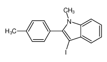3-碘-1-甲基-2-对甲苯基-1H-吲哚